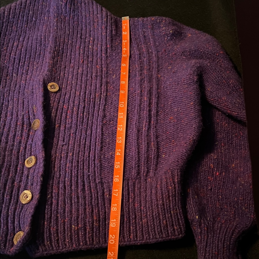 Mari Deep Purple Women's Cardigan - Picture 10 of 12